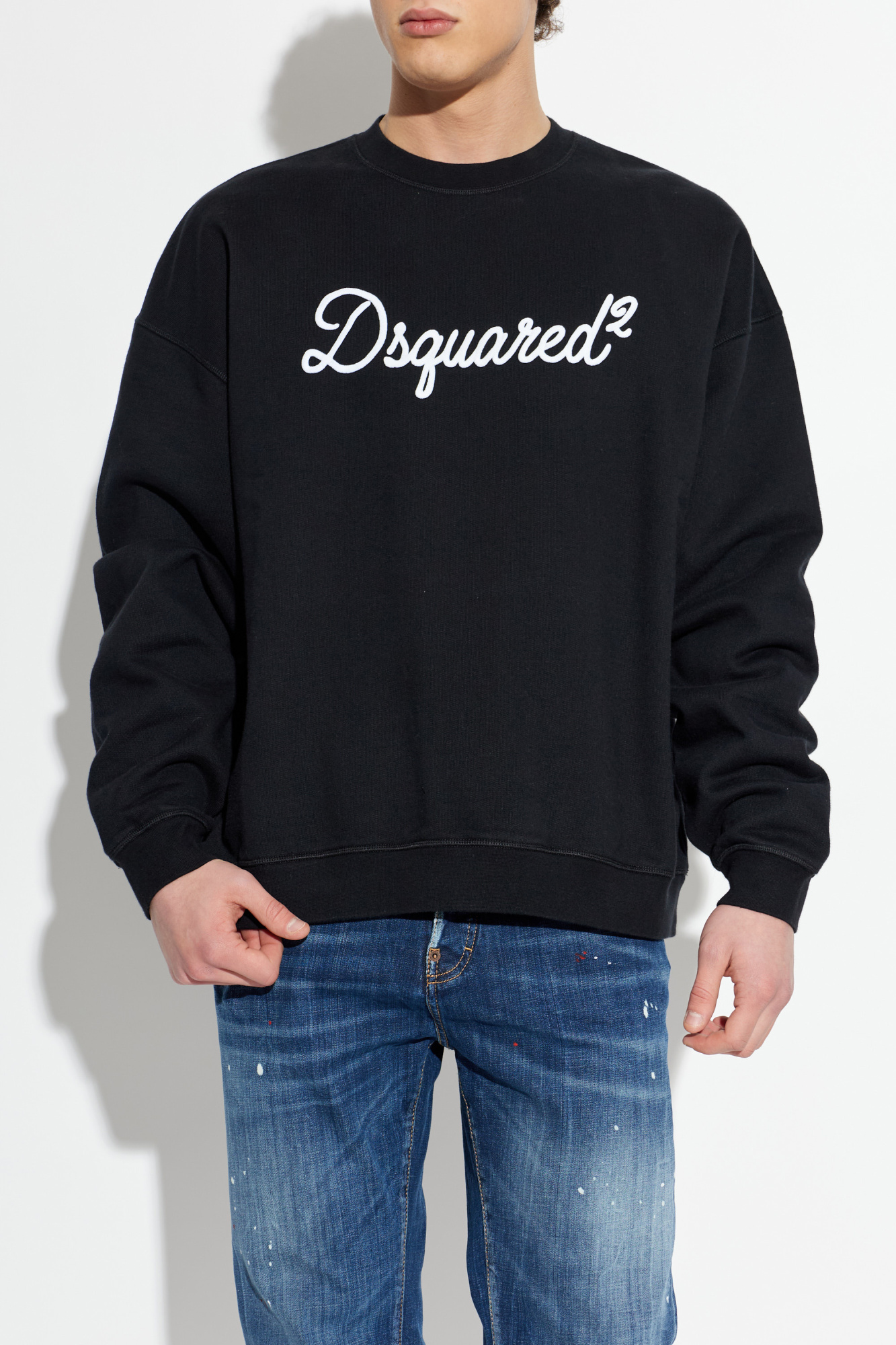 Dsquared2 Sweatshirt with embroidered logo | Men's | Vitkac